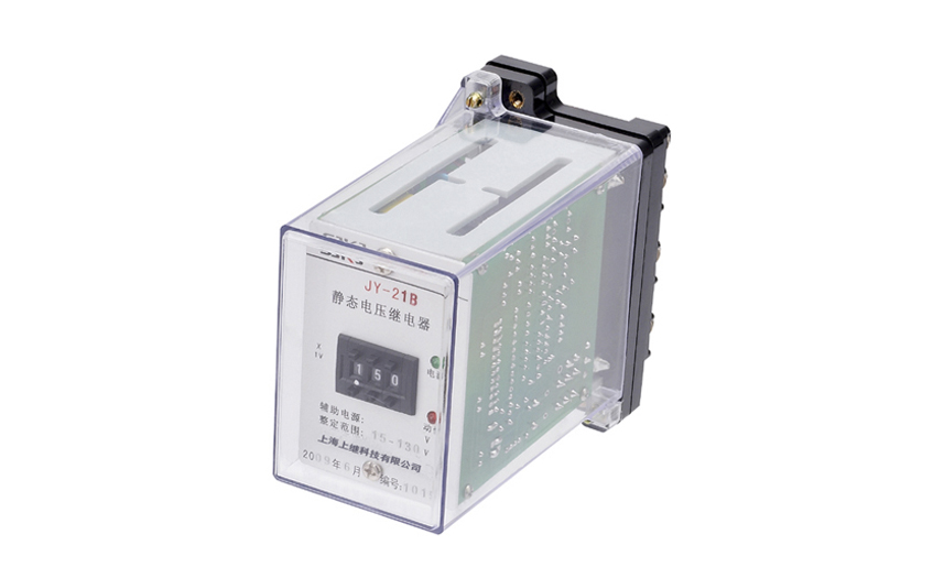 JY-22B電壓繼電器參數(shù)及接線圖