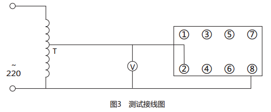 DY-37/Z電壓繼電器接線與調試接線圖